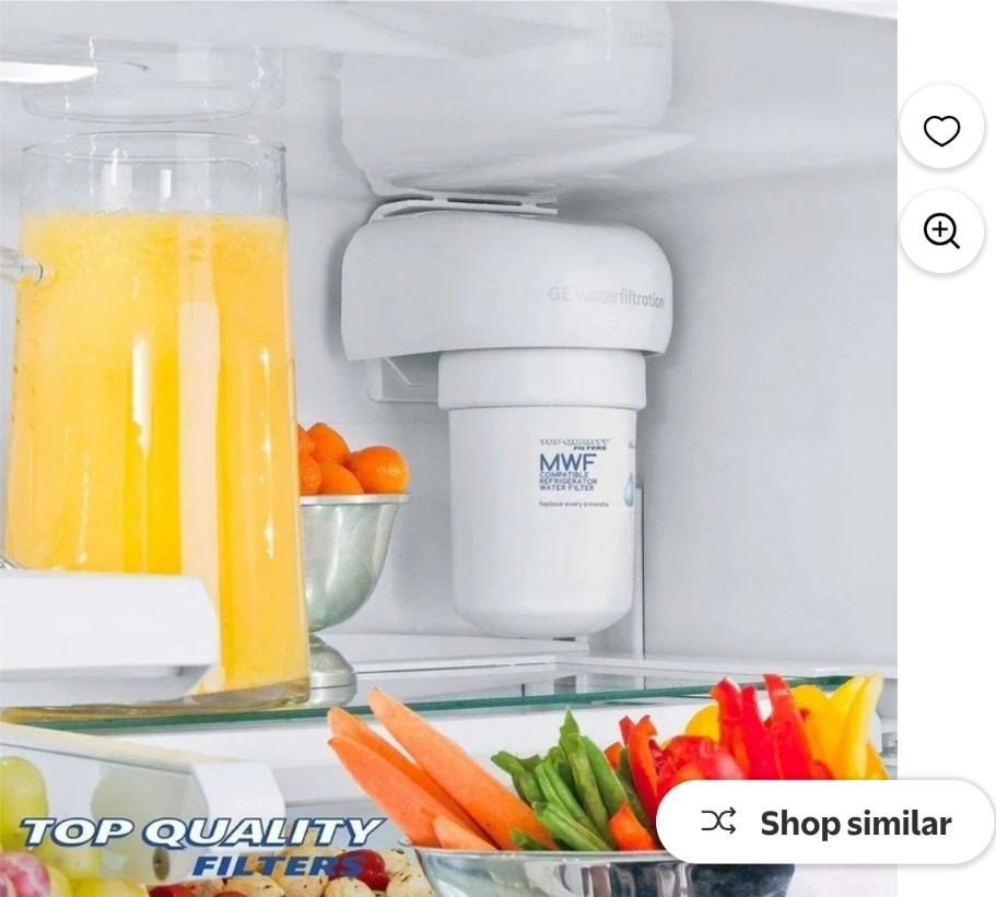 4 Pack GE MWF Smart Water Refrigerator Filter Replacement