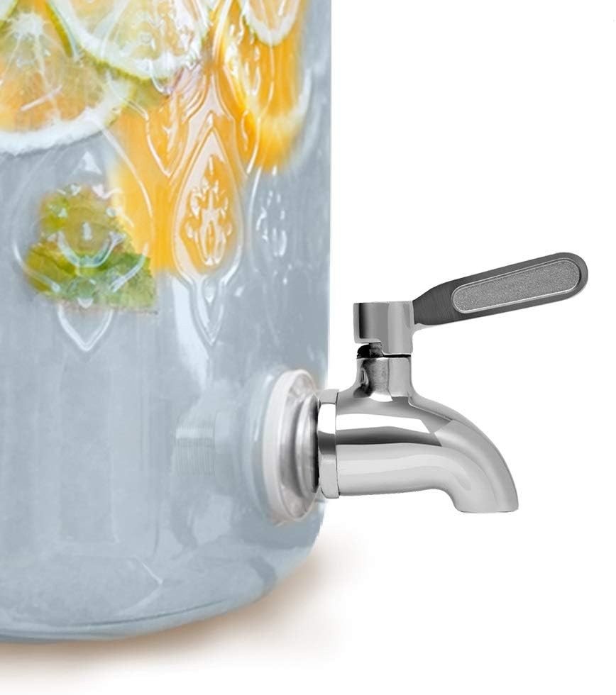 Spigot for Beverage & Water Dispenser, Stainless Steel No-Rust Spout Faucet, Exc