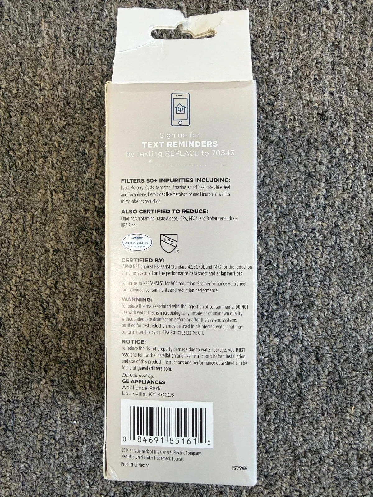 Genuine GE XWFE Refrigerator Filter, New, Factory Sealed – Free Shipping