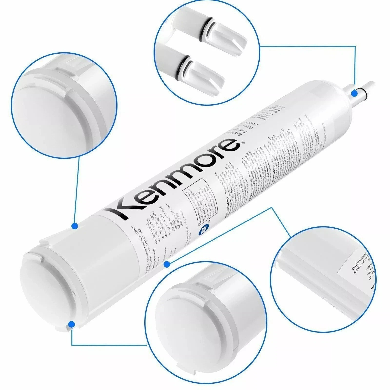 Kenmore 9083 469083 9020 Replacement Refrigerator Cartridge Water Filter 2 Packs