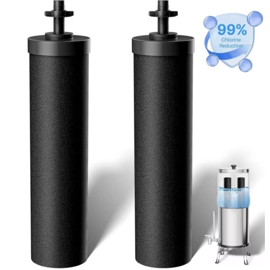 2 Packs Replacement Gravity System Filters BB9-2 Black For Berkey Water Filter