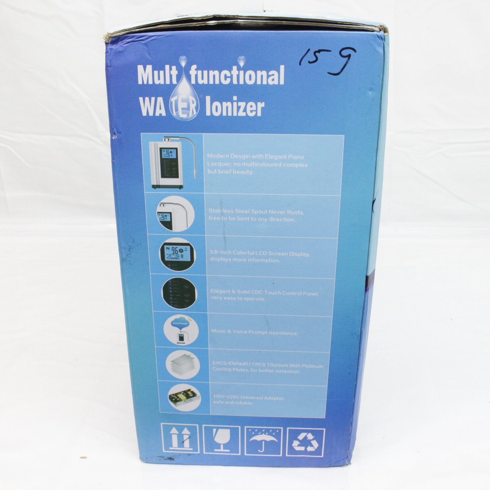 EHM-729 Multifunctional Water Ionizer Water Purifier for Home LCD Screen