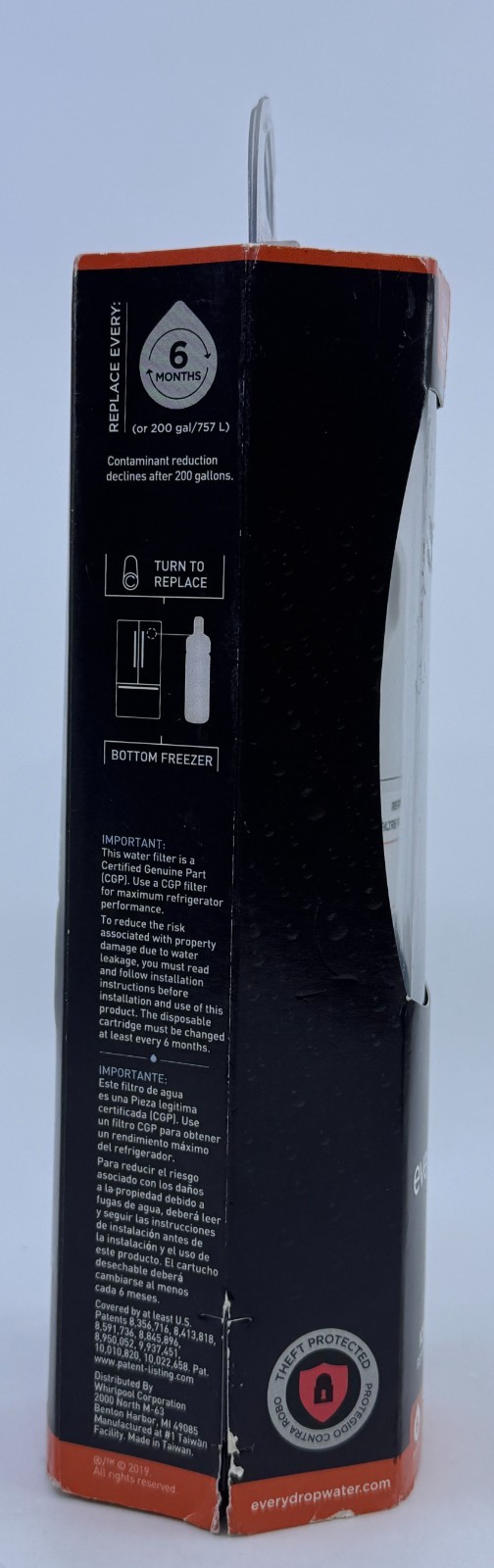 EveryDrop Filter 2 Ice & Water Refrigerator Filter ΕDR2RXD1 New Sealed