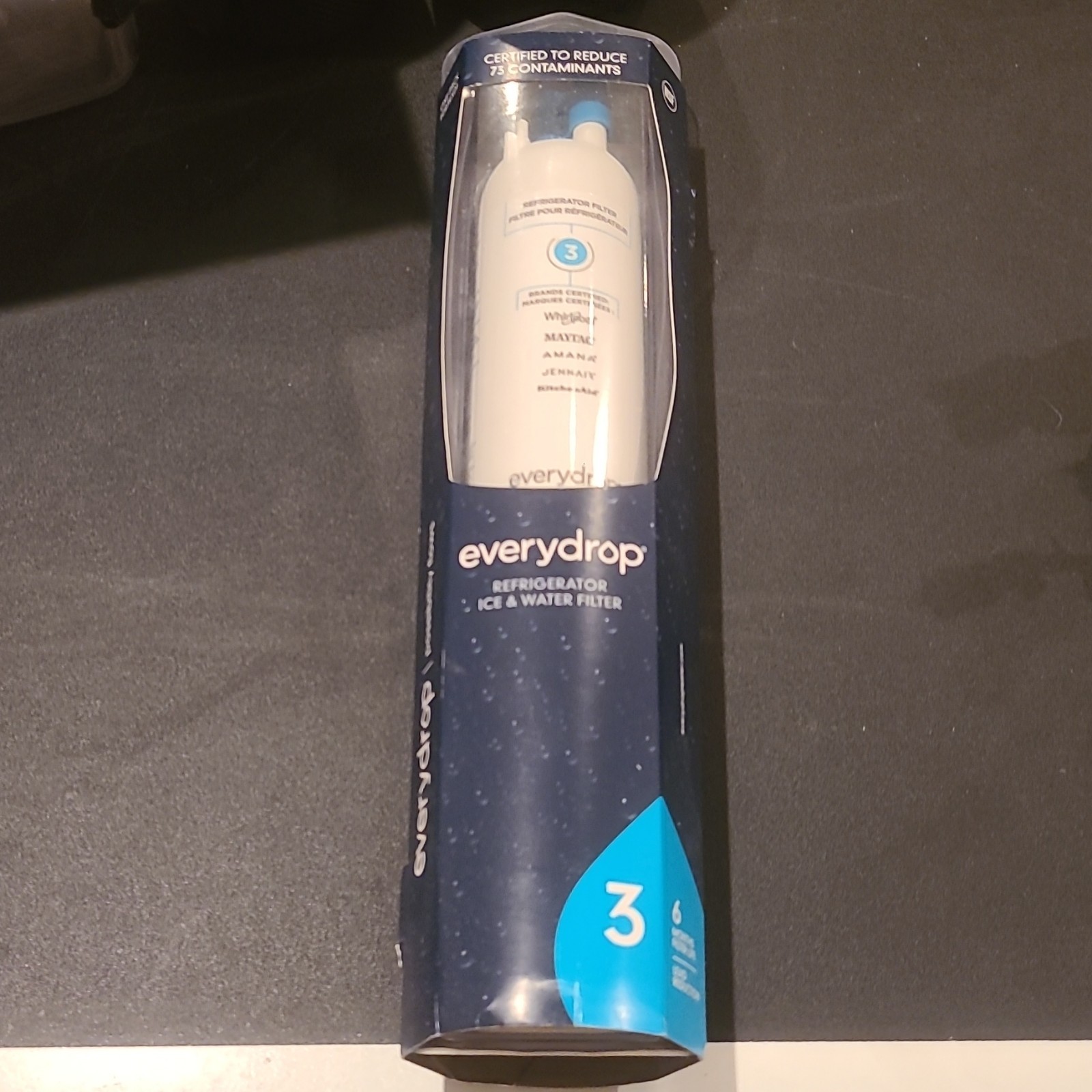 Everydrop Refrigerator Ice & Water Filter #3 Filtration BRAND NEW SEALED