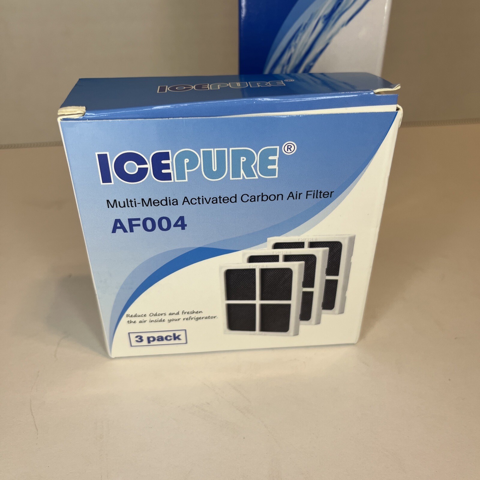 1 Golden Icepure RWF4700A Water Filters & 3ICP-AF004 Air Filters LG Kenmore