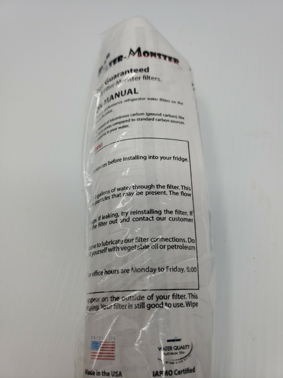 Filter Monster FM-EDR4RXD1-S REFRIGERATOR FILTER SEE DESCRIPTION