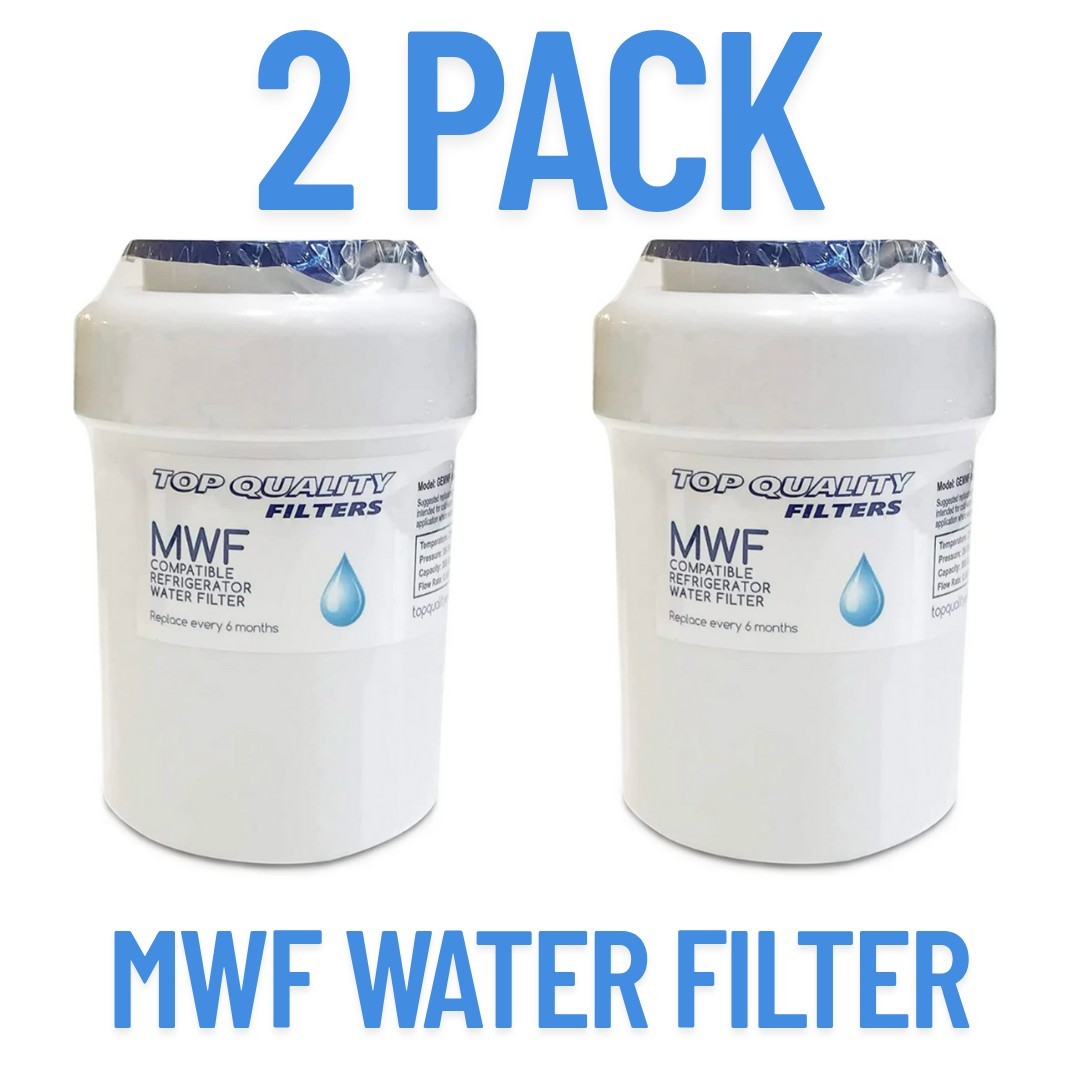 2 Pack GE MWF Genuine Smart Refrigerator Water Filter Replacement