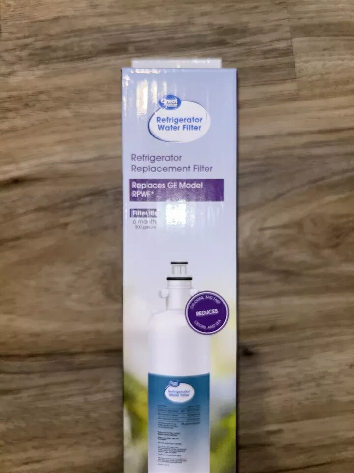 (3) Great Value Refrigerator Water Filter Replaces GE Model RPWF 6months 300 gal