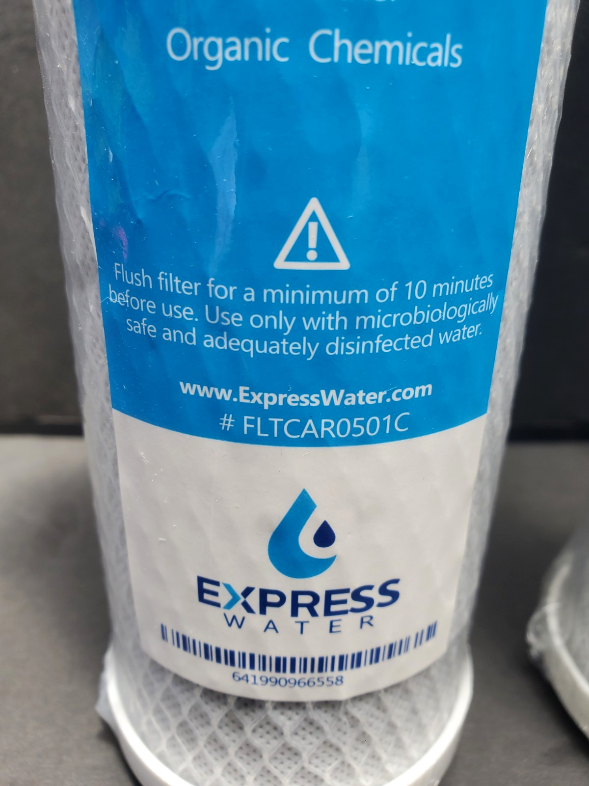 FLTCAR0501C – 2 Pack Activated Carbon Block ACB Water Filter Replacement 10″ New