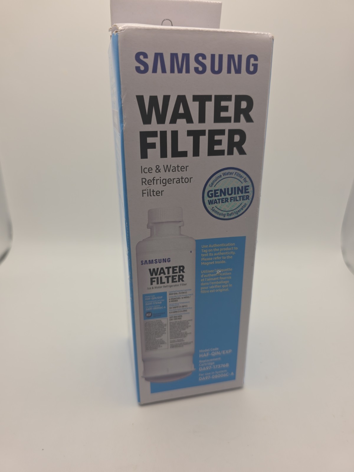 Samsung HAF-QIN/EXP Genuine Refrigerator Water Filter, Reduces 99% of Harmful…