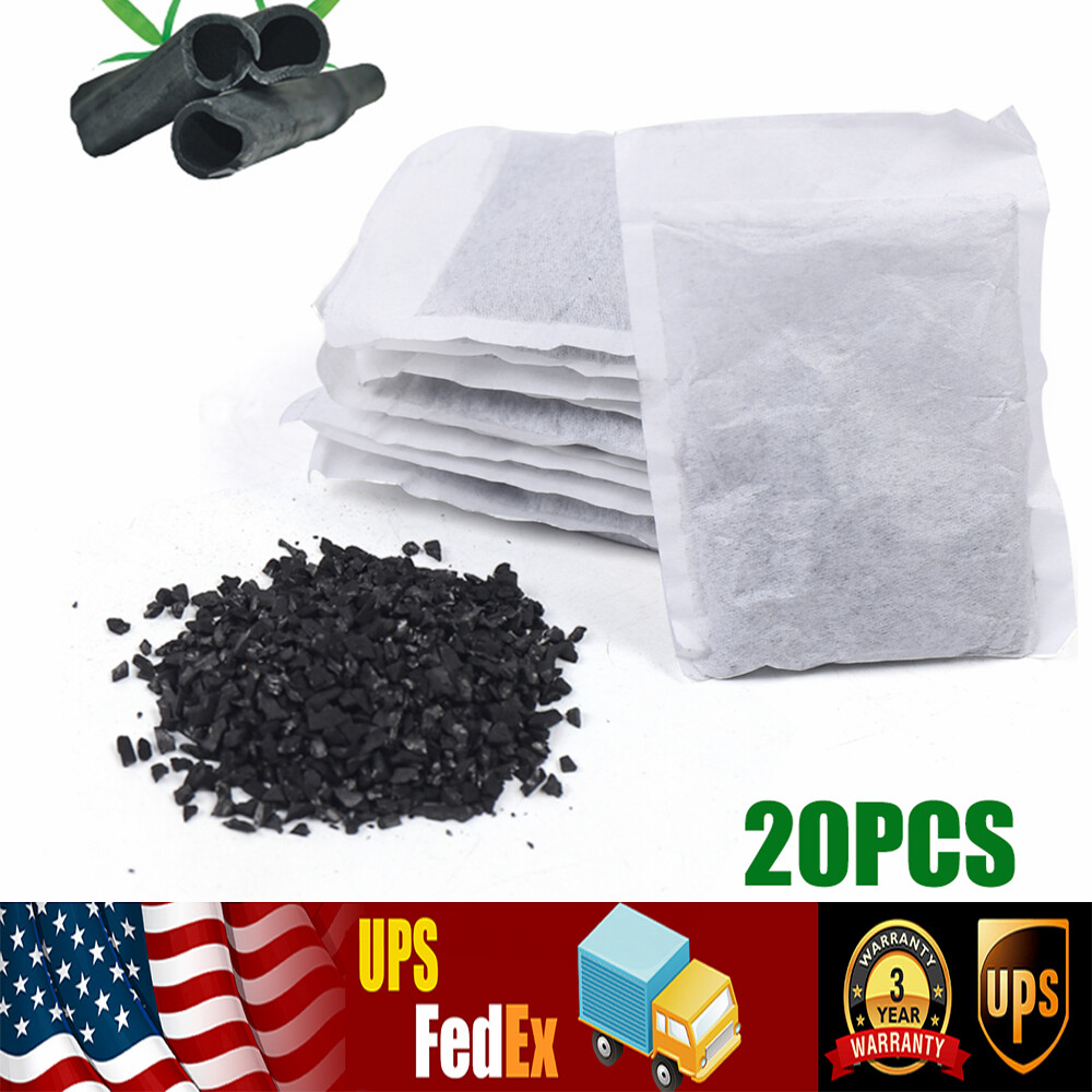 20 Packs Activated Carbon Charcoal Filters For Water Distiller Hygiene US