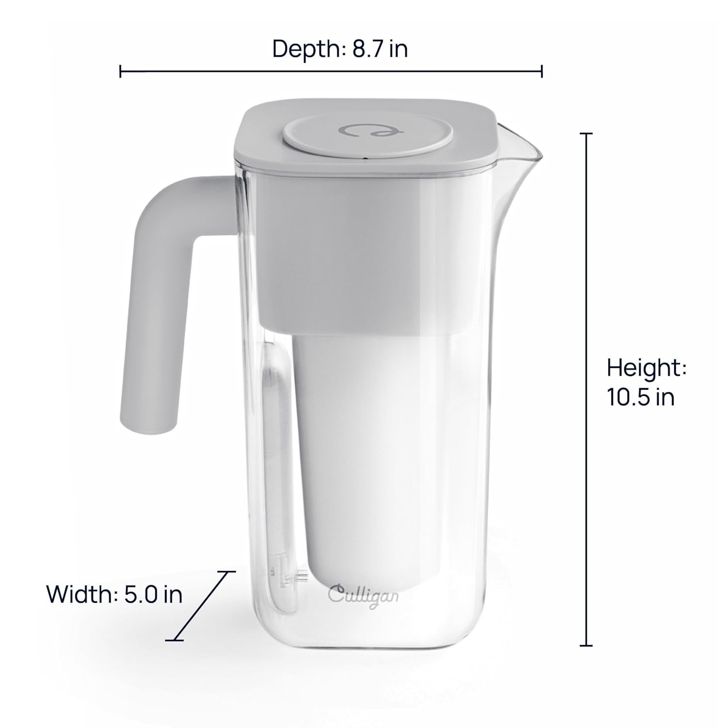 with ZeroWater Technology 7-Cup Water Filter Pitcher – Includes 5-Stage Advan…