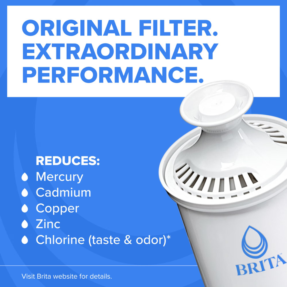 Brita UltraMax, 27 Cup Large Water Filter Dispenser, Fridge Purifier, Black New