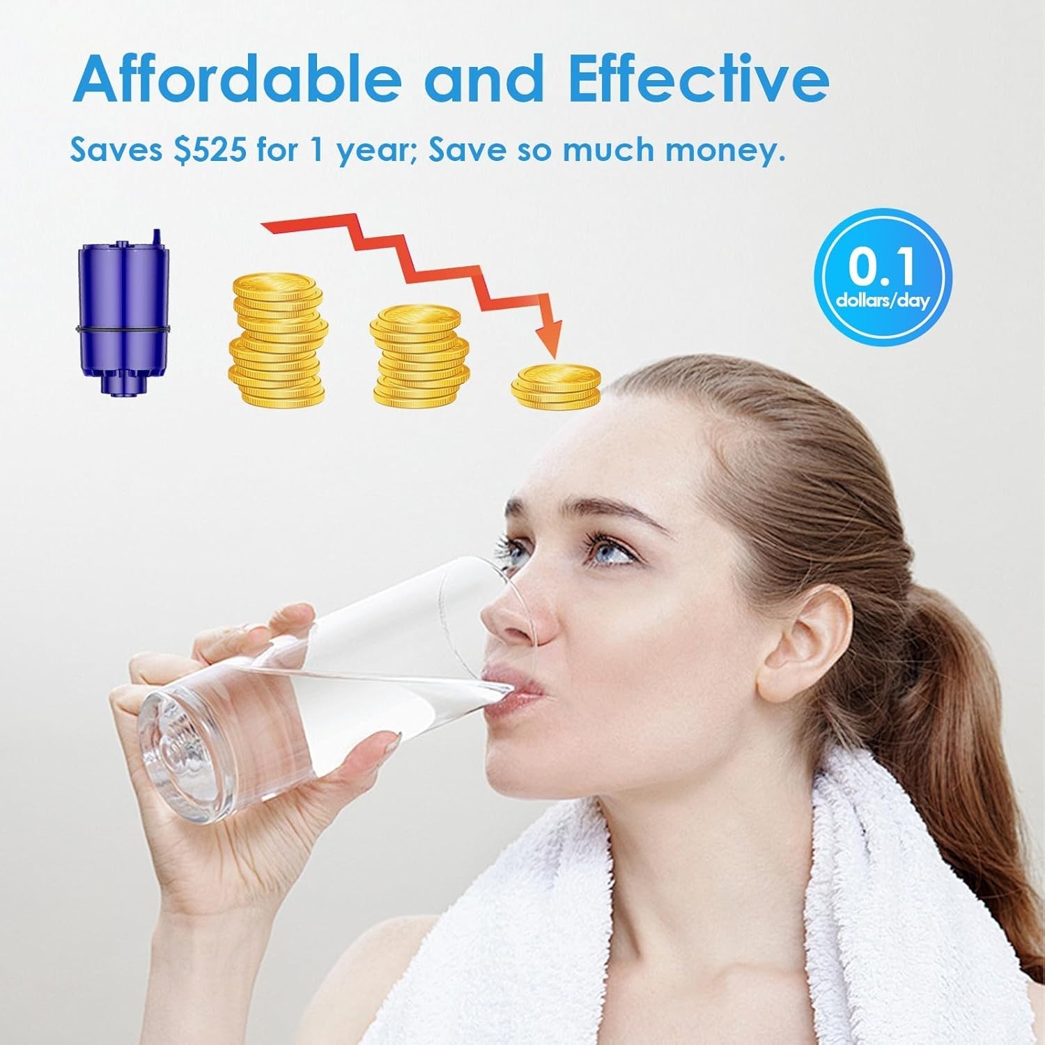BREAUILL Faucet Water Filter Replacement Fit for All PUR