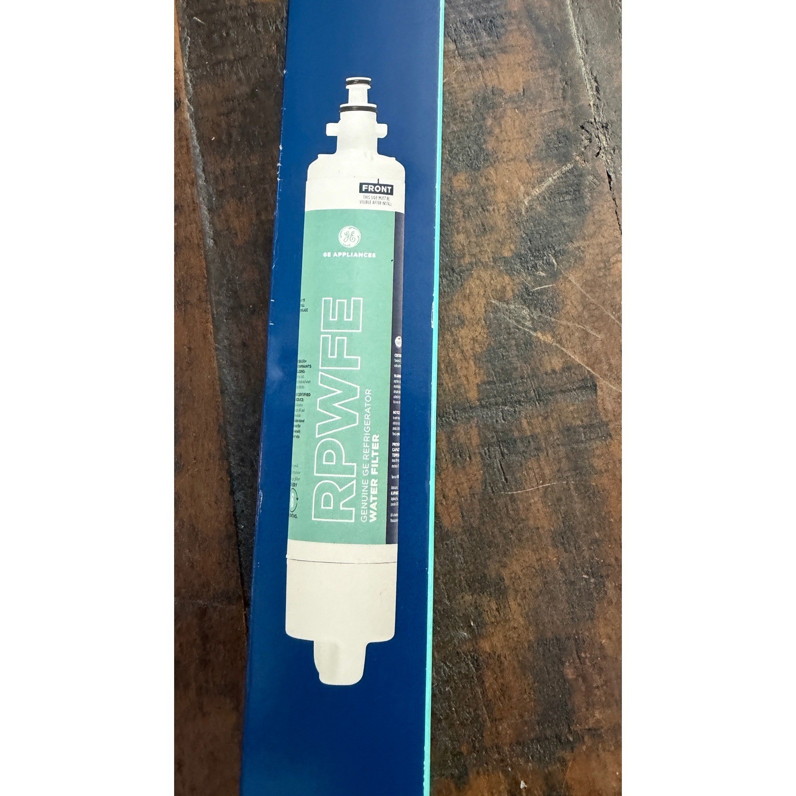 GE RPWFE Refrigerator Water Filter Genuine Blue White French Door Replacement