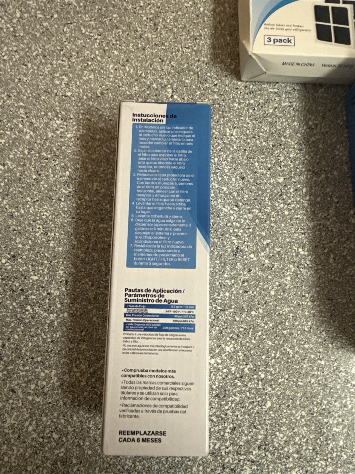 ICEPURE RWF4700AC Replacement Water Filters With Air Filter 2 pack New, #42