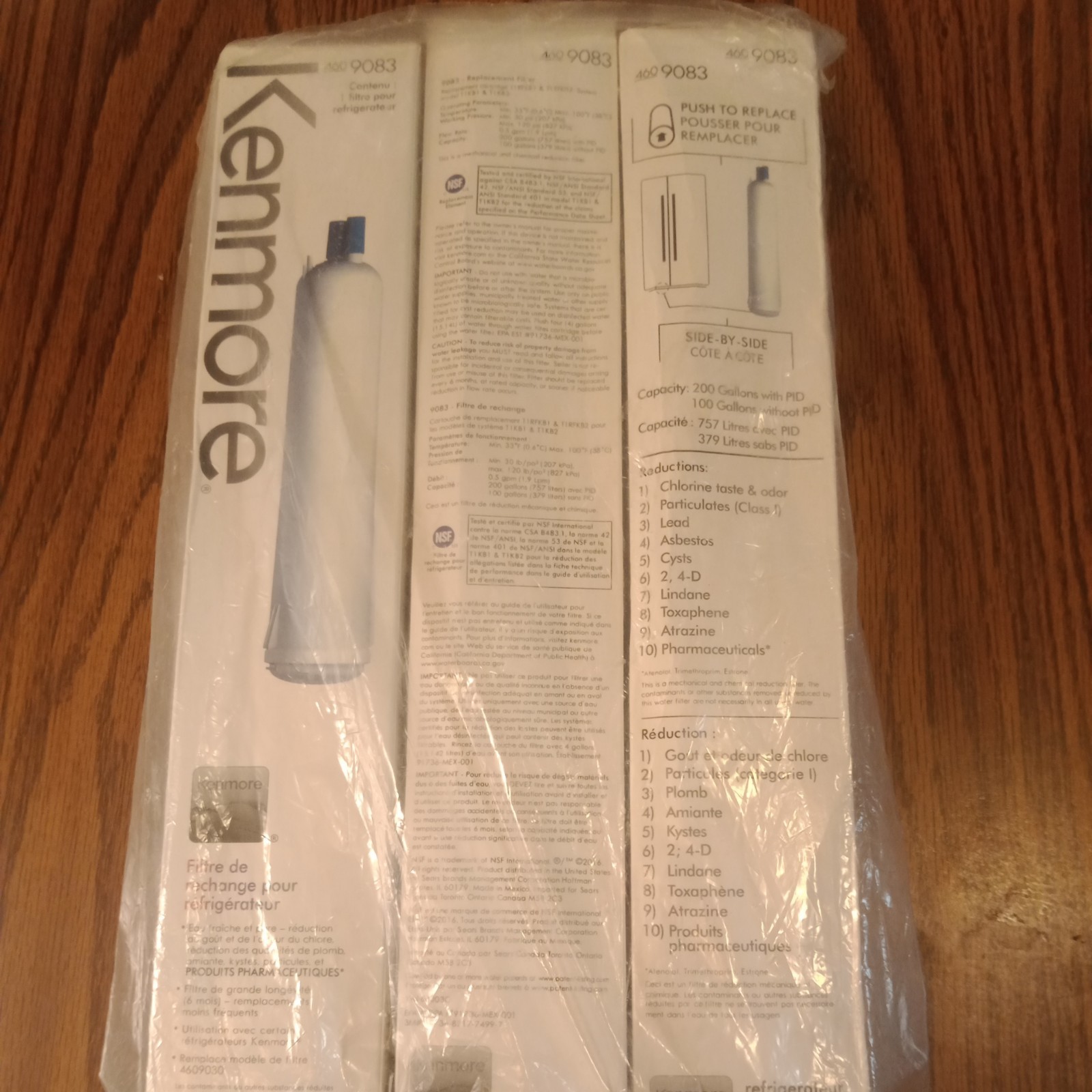 3 Packs Kenmore 9083 469083 9020 Replacement Refrigerator Cartridge Water Filter