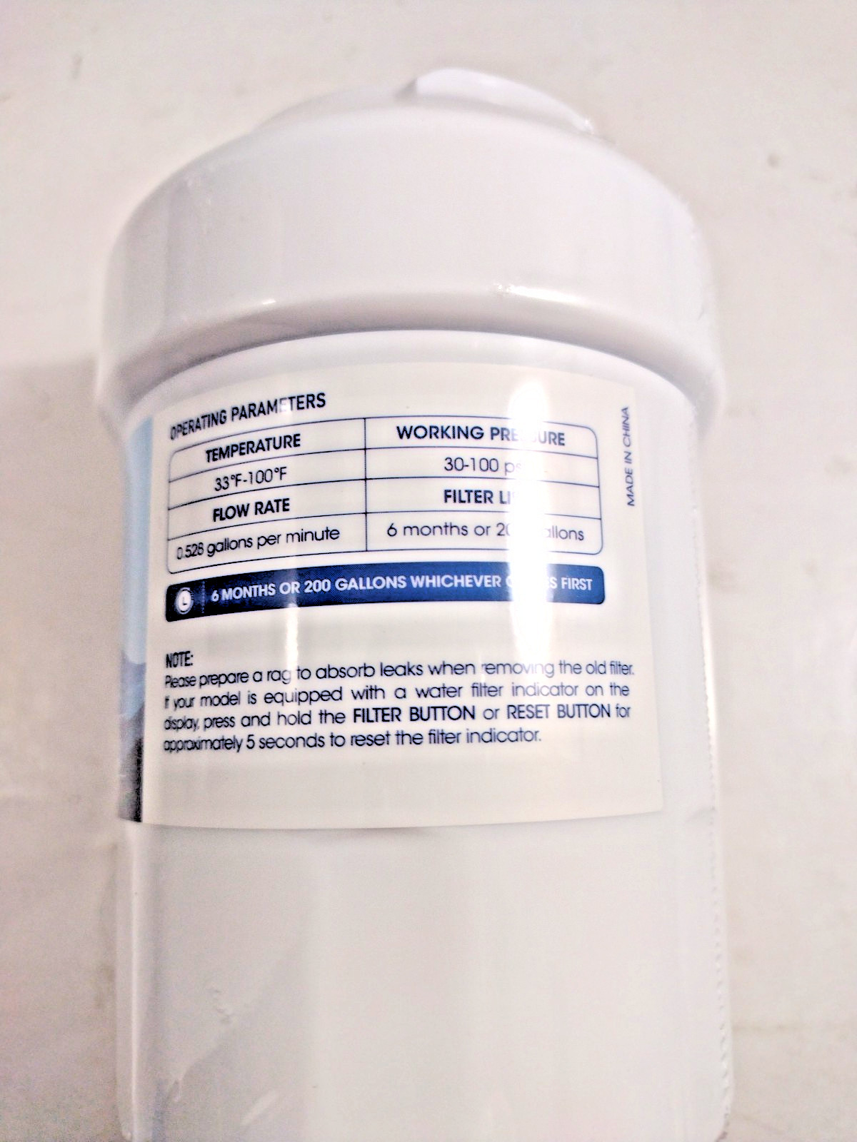 Marriotto MR8 Refrigerator Water Filters Replaces GE MWF 2 Pack New Sealed C4
