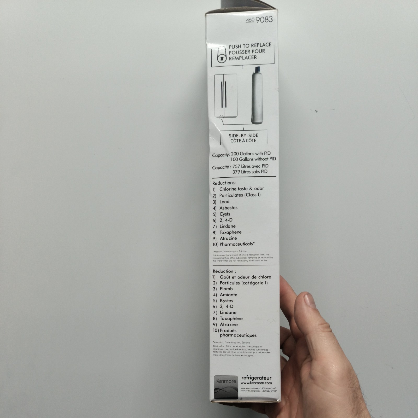 4609083 9083 9020 9030 Replacement Refrigerator Water Filter Fit Kenmore 2 PACK