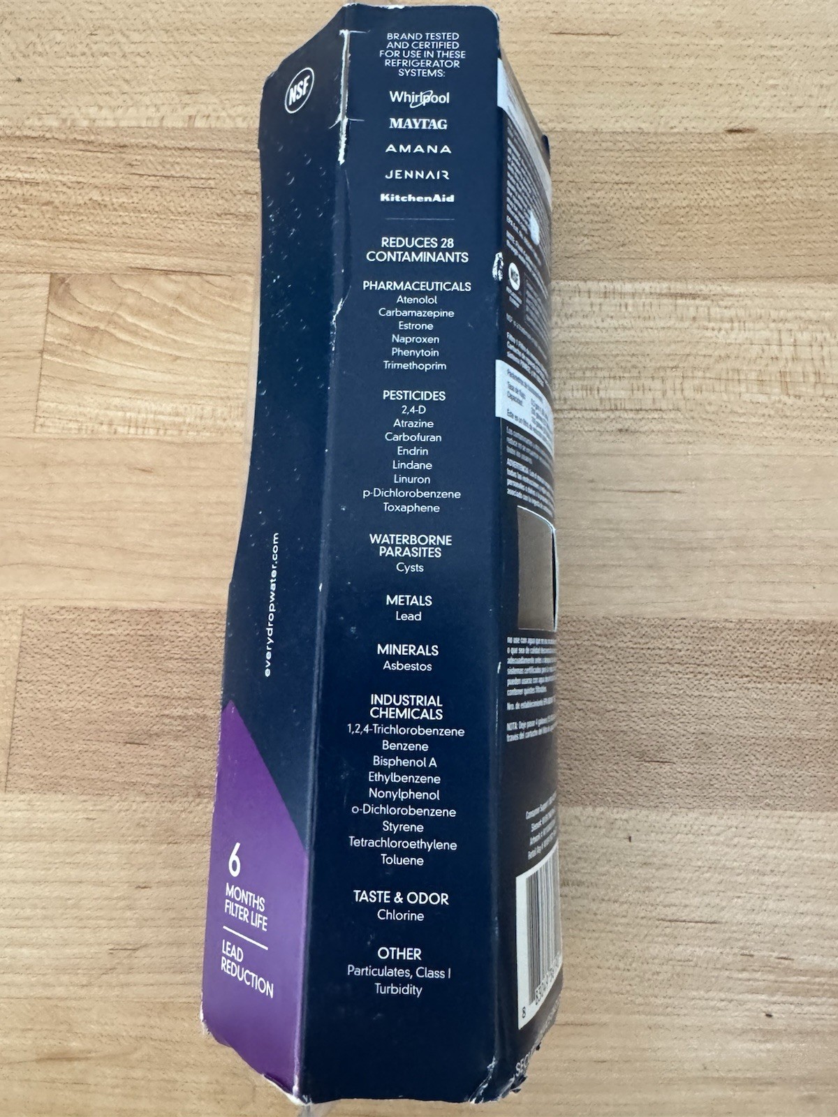 EveryDrop #1 Refrigerator Ice and Water Filter Reduces Lead & Contaminants NIB