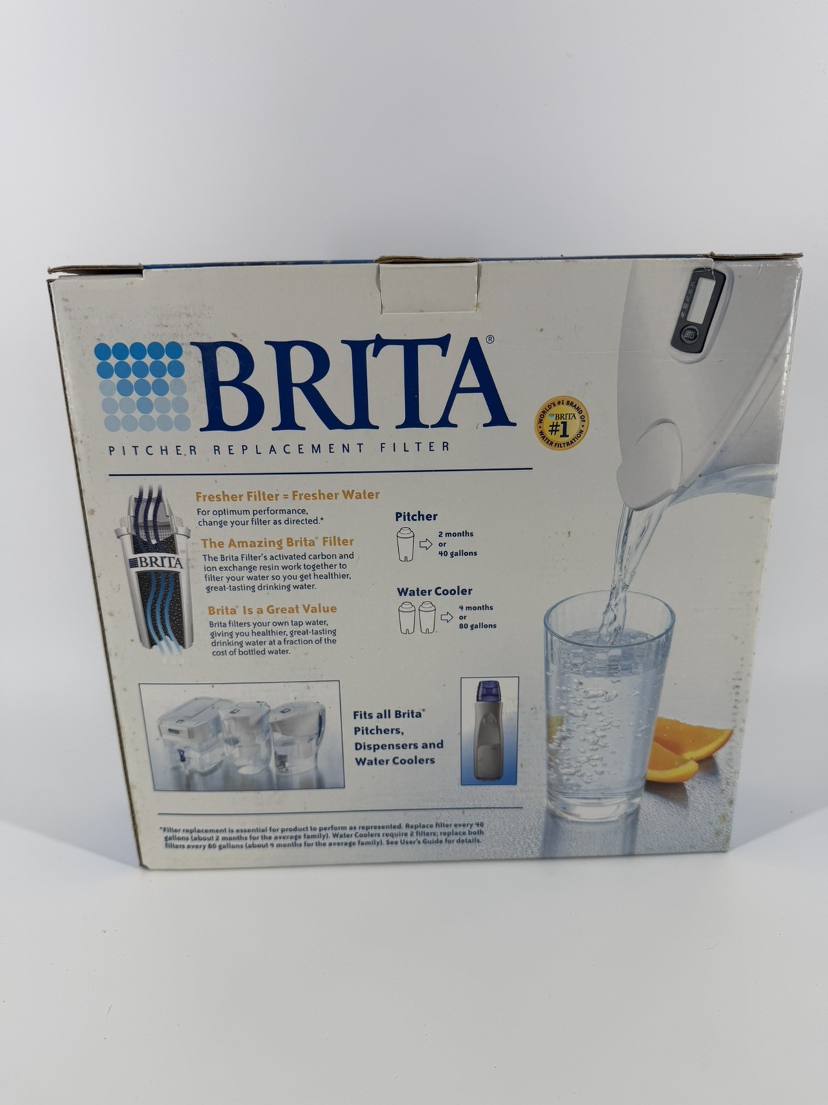 Brita #766229 Pitcher Replacement Filters – 10 Pack