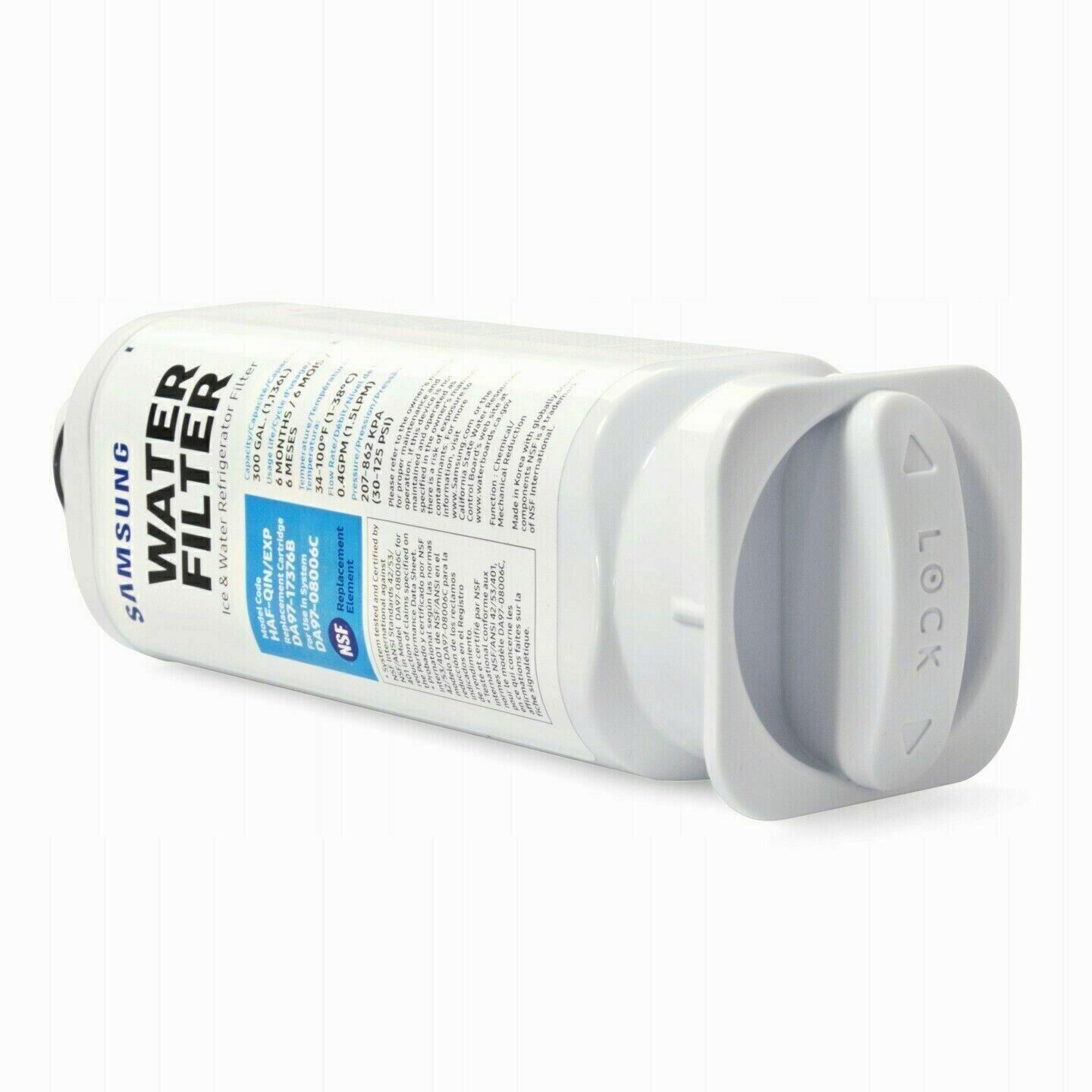 4 PACK Samsung DA97-17376B HAF-QIN/EXP REFRIGERATOR Water Filter