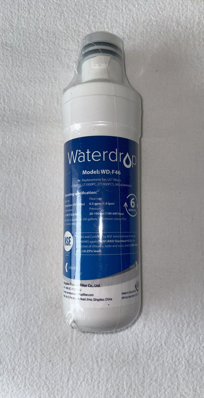 Waterdrop Water Filter – WD-F46
