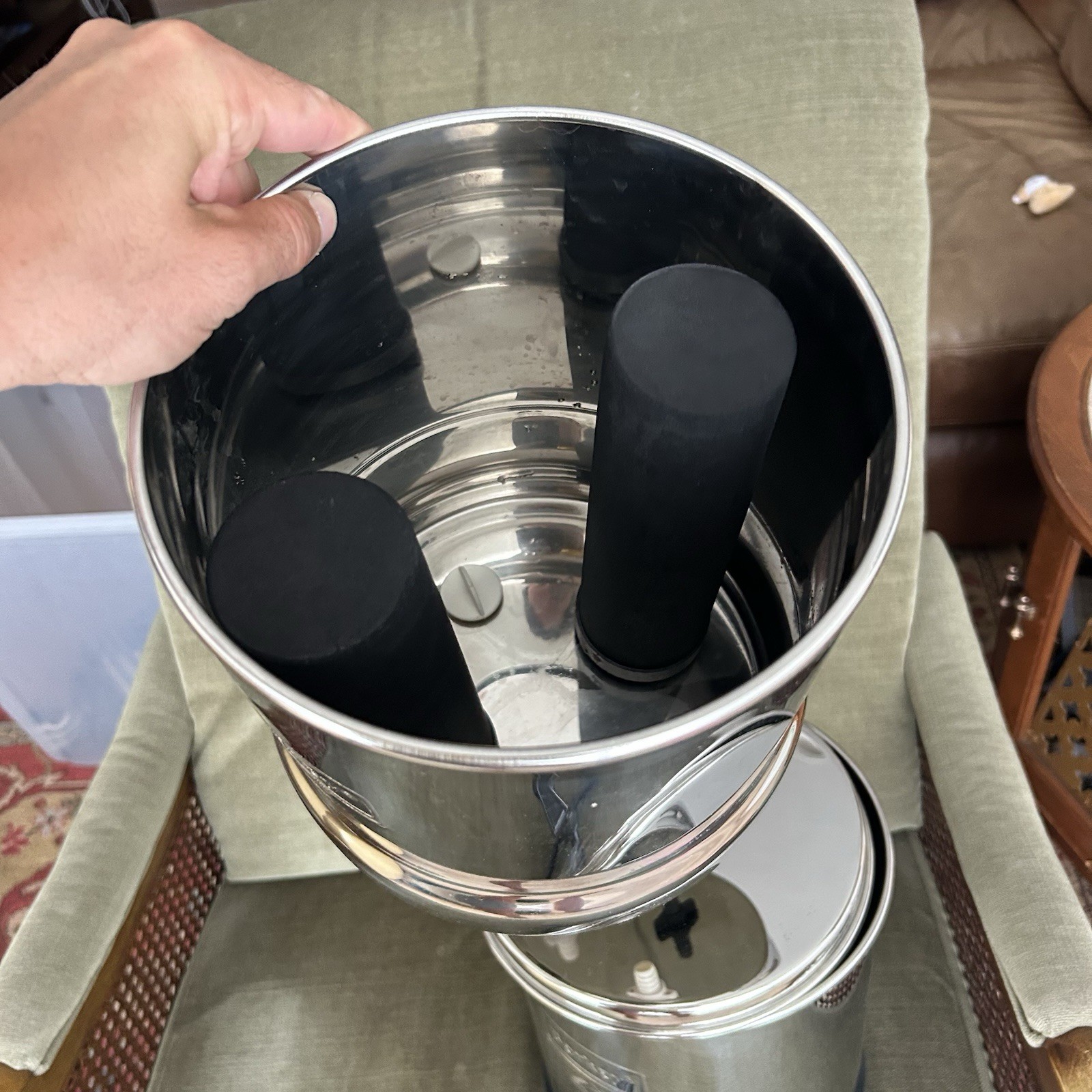 Big Berkey Water Filter System 2.25 Gallon Stainless Steel No Stand W Filters