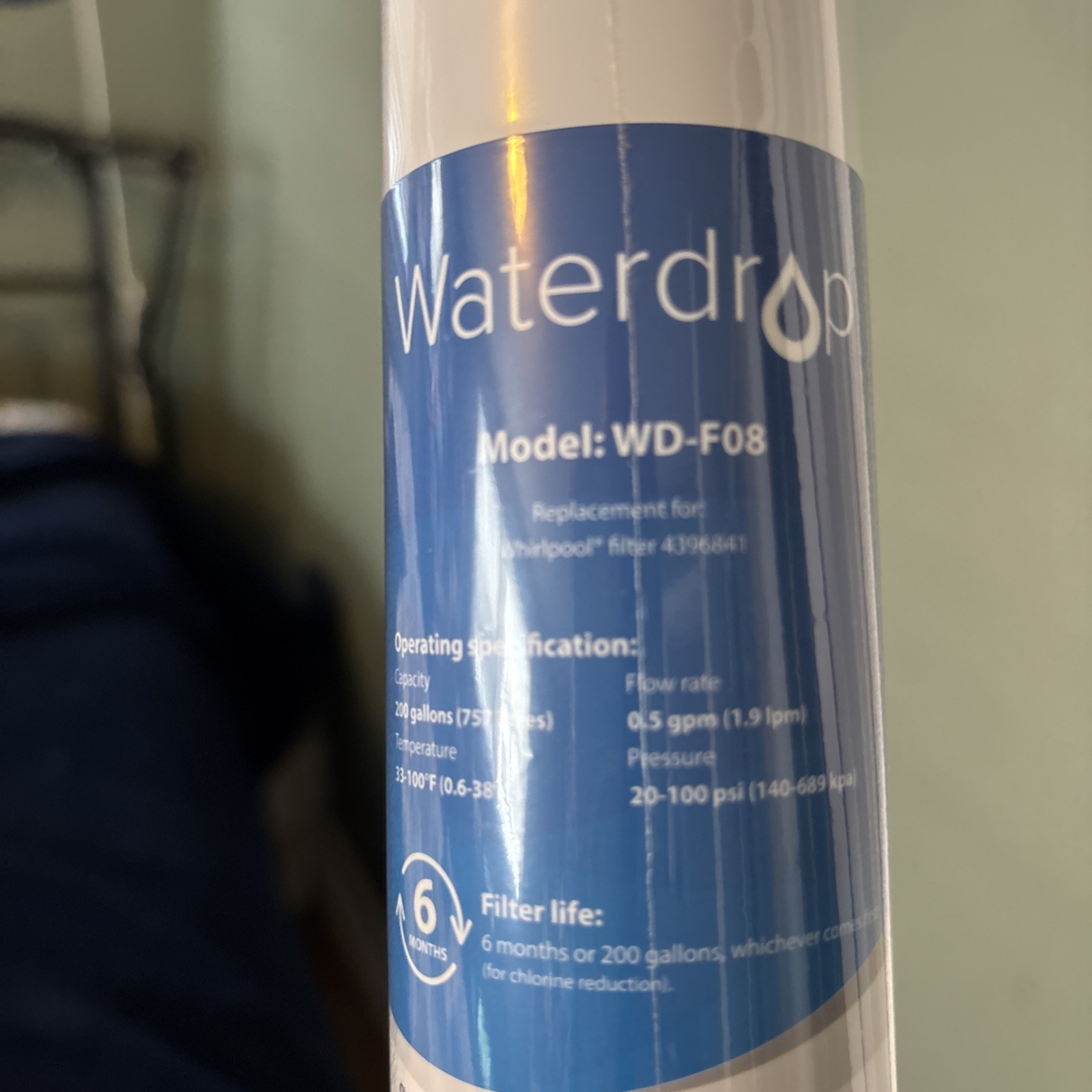 3 Pack of Waterdrop Filters Model WD-F08 | New Sealed