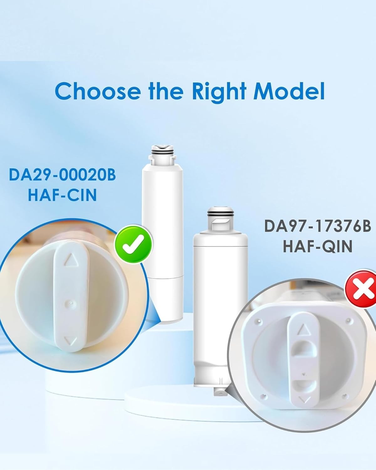 Waterspecialist DA29-00020B Refrigerator Water Filter, Replacement for Samsung