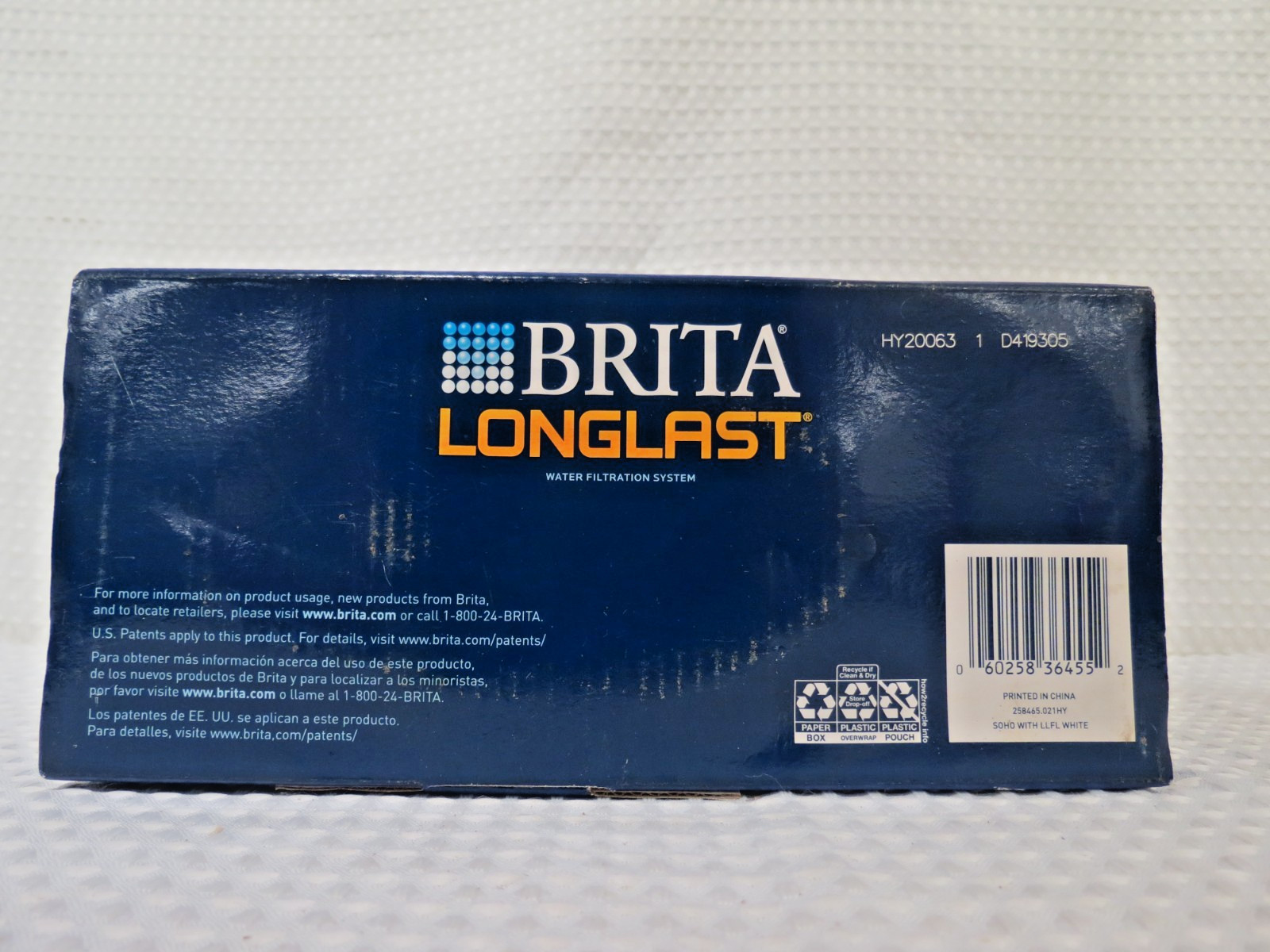 Brita Longlast Water Filtration System 6 Cups Lead Removing Filter New In Box