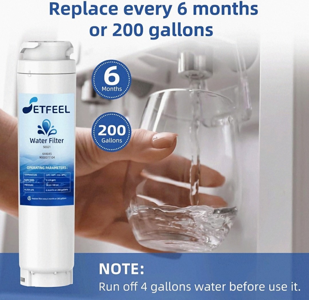Water Filter Replacement Fit Bosch Thermador Ultra-Clarity, 3 Pack