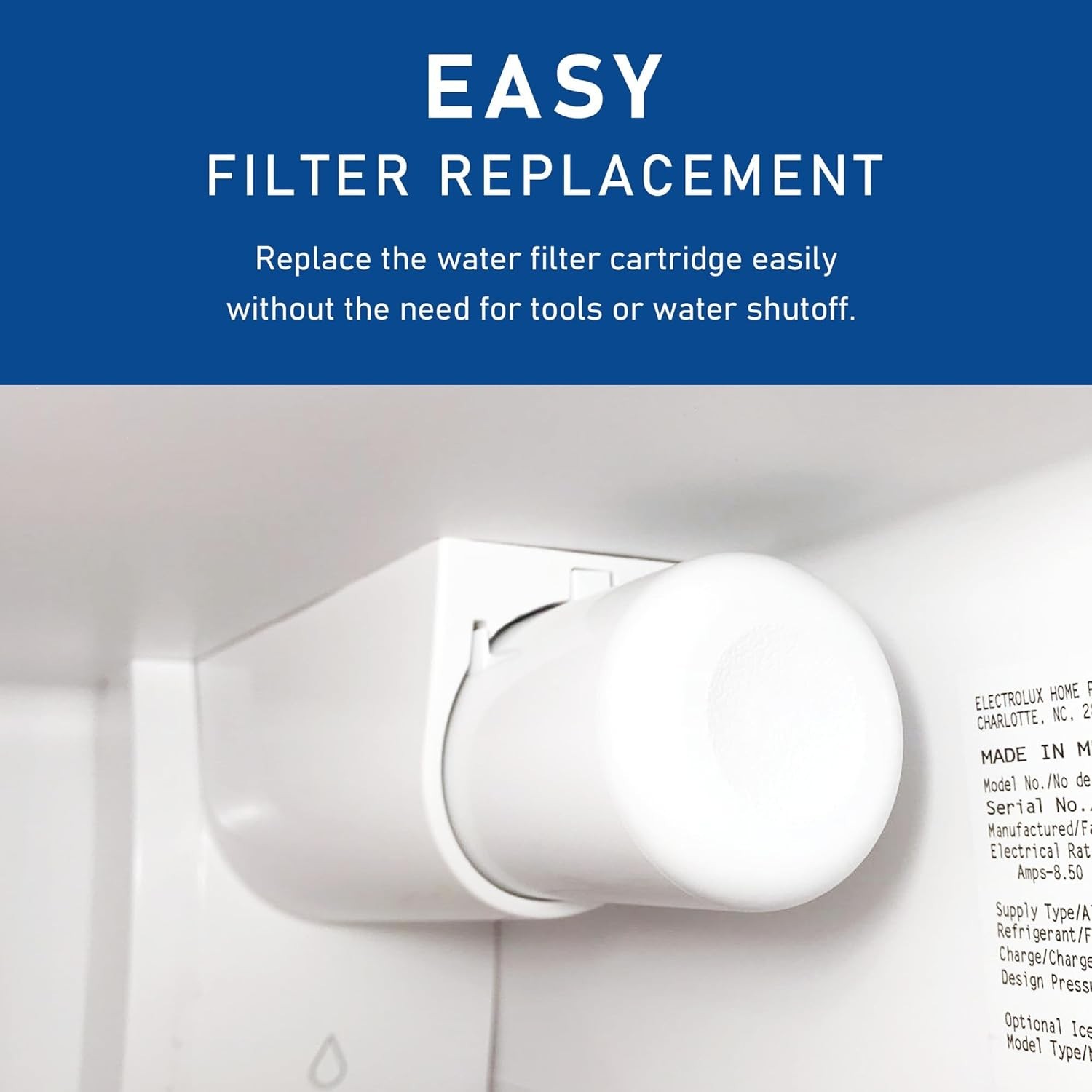 2x Wf3cb Water Filter Replacement For Frigidaire Puresource3, Th-04, 9″ Height