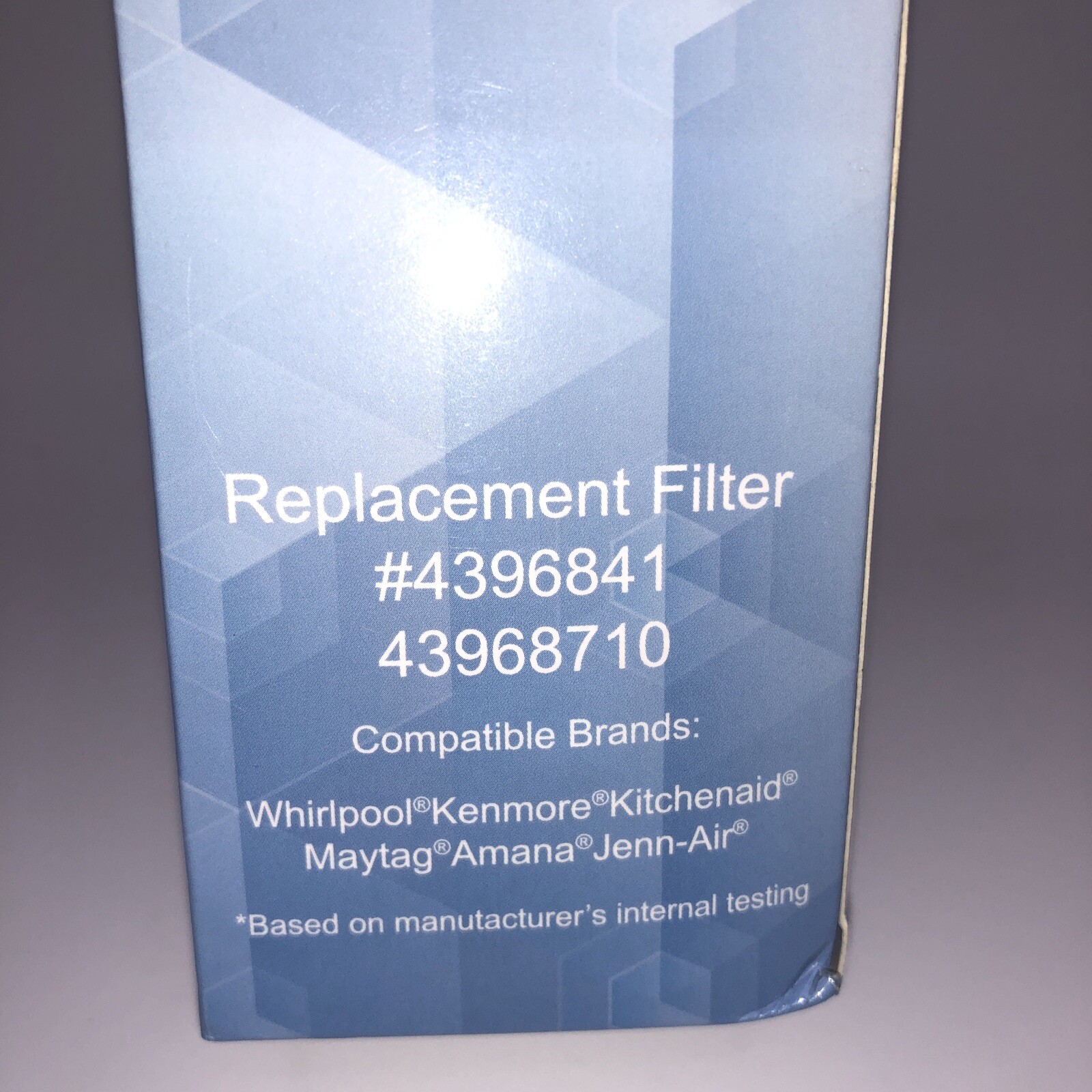 Waten H20 4396841 *4396710 Filter 3 EDR3RXD1 NEW