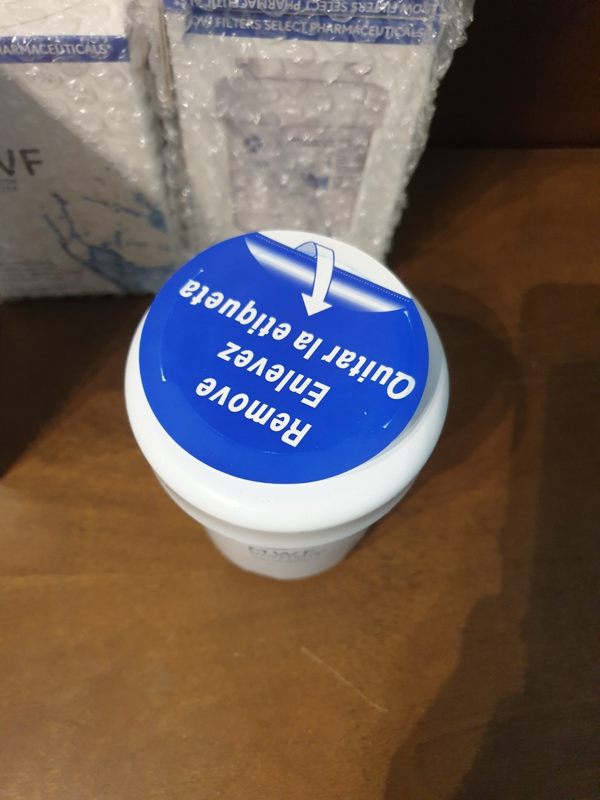 4 Authentic GE MWF SmartWater Refrigerator Water Filters – Quad Packs