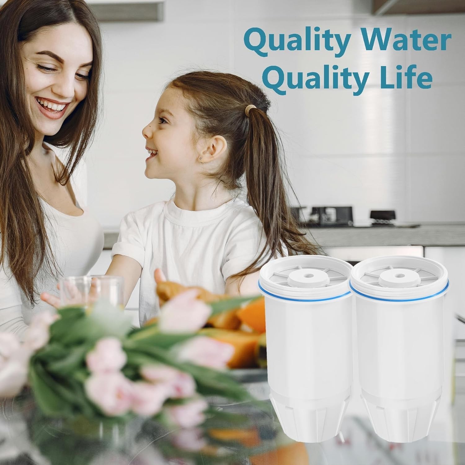 Water Filter Replacement for zero Pitchers and Dispenser,fit for ZR-001 ZR-00…