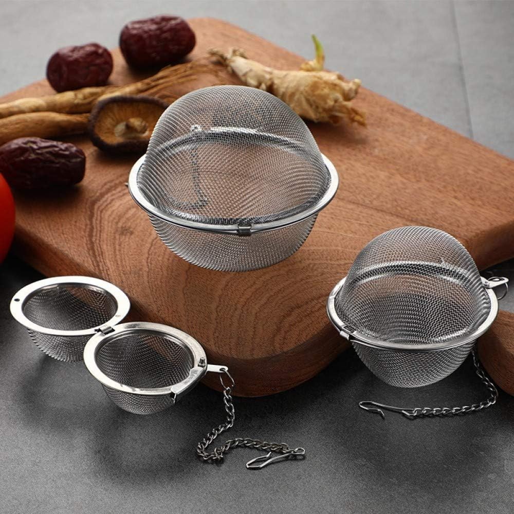 3pcs Stainless steel fine mesh seasoning ball kitchen soup spice stew filter …