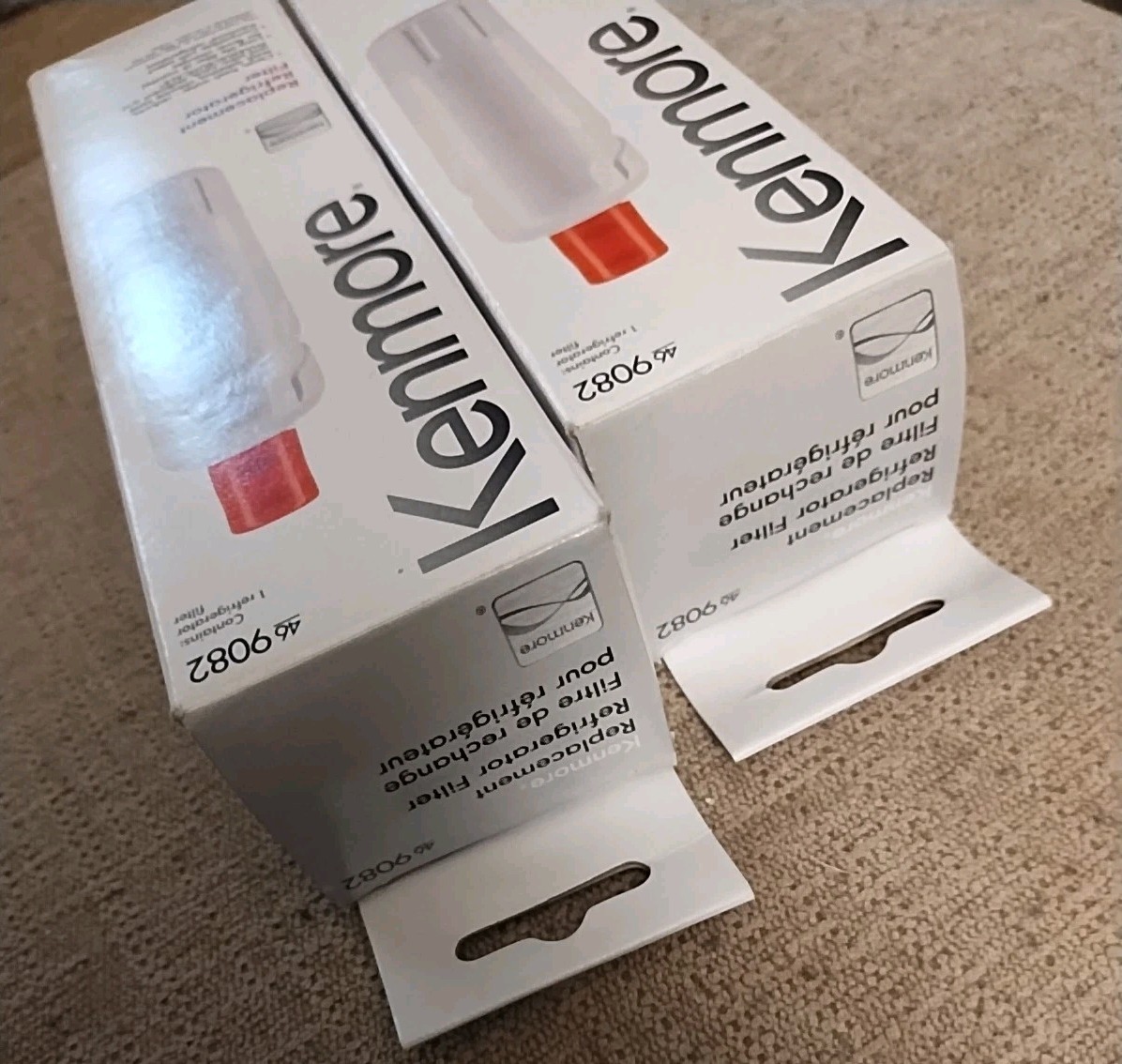 New 2pk Genuine OEM Kenmore 46-9082/469082 Replacement Refrigerator Water Filter