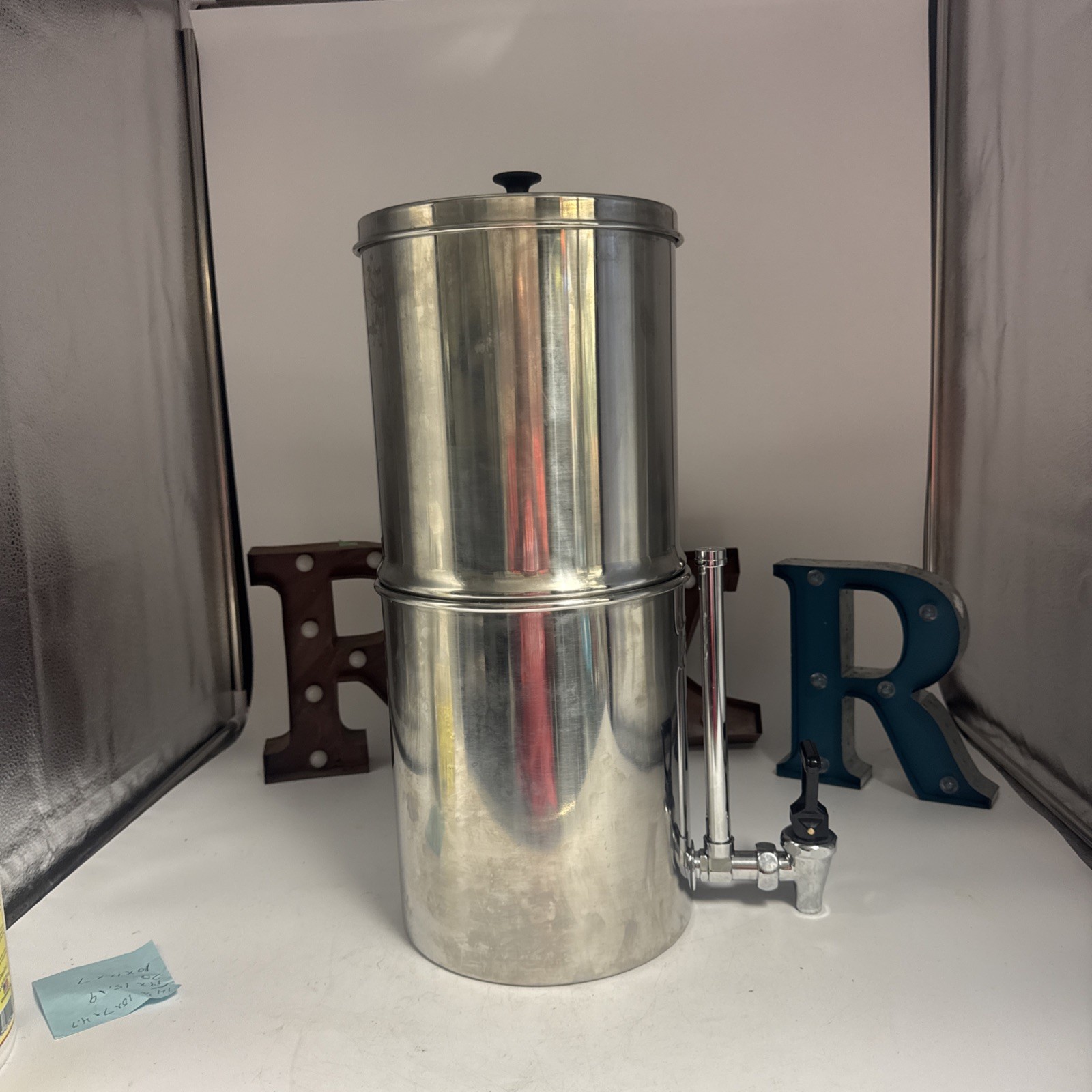 2.25 Gal Stainless Steel Gravity Water Filter System with NSF Certified Carbon F
