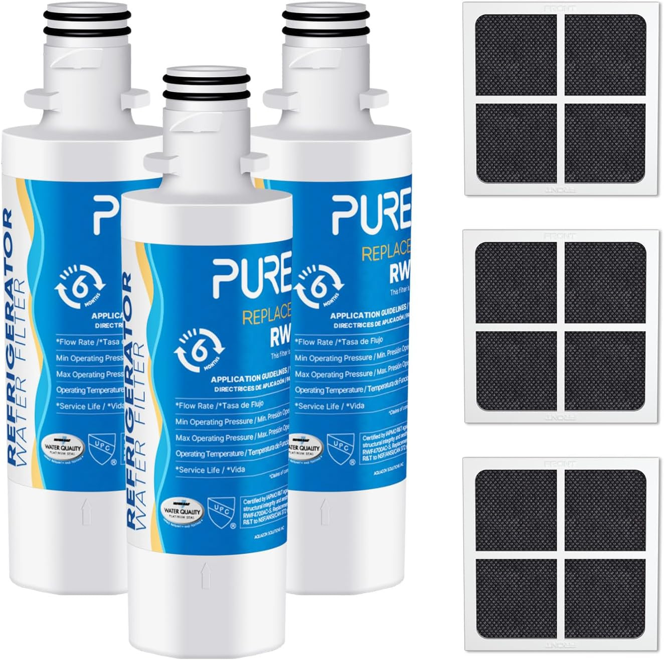 Refrigerator Water Air Filter LG LT1000P Kenmore Elite 9980 LT1000PC MDJ64844601