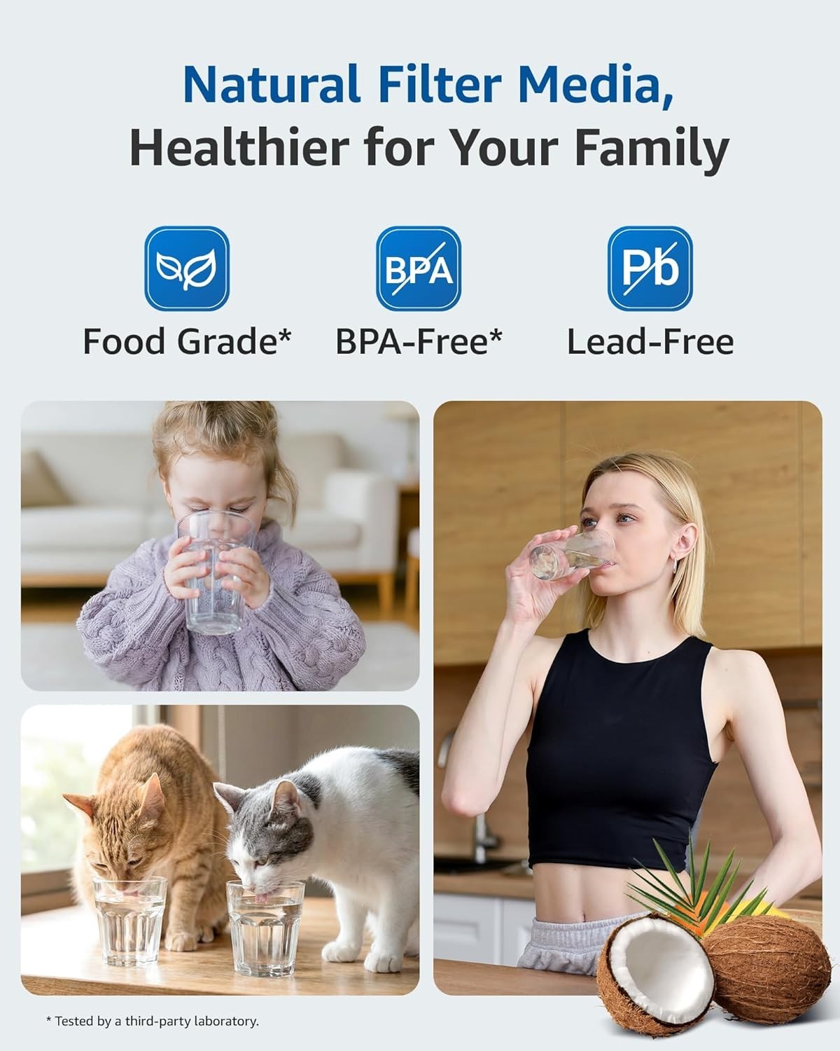 Maxblue XWF Refrigerator Water Filter Replacement for GE® XWF,3 PACK (Not XWFE®)