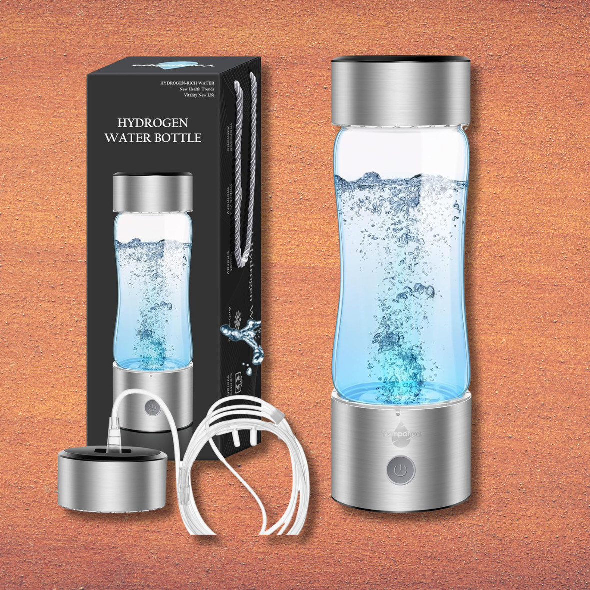 2026 Upgraded Hydrogen Water Bottle, 2400 Hydrogen Water Bottle Generator, Hy…