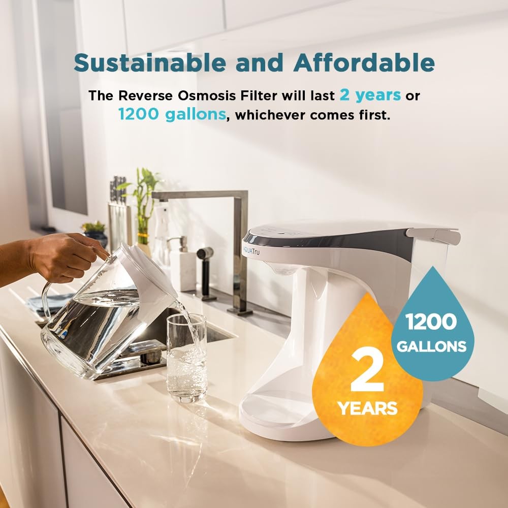 AquaTru Carafe Reverse Osmosis Filter (Stage 3) Compatible with AquaTru Carafe