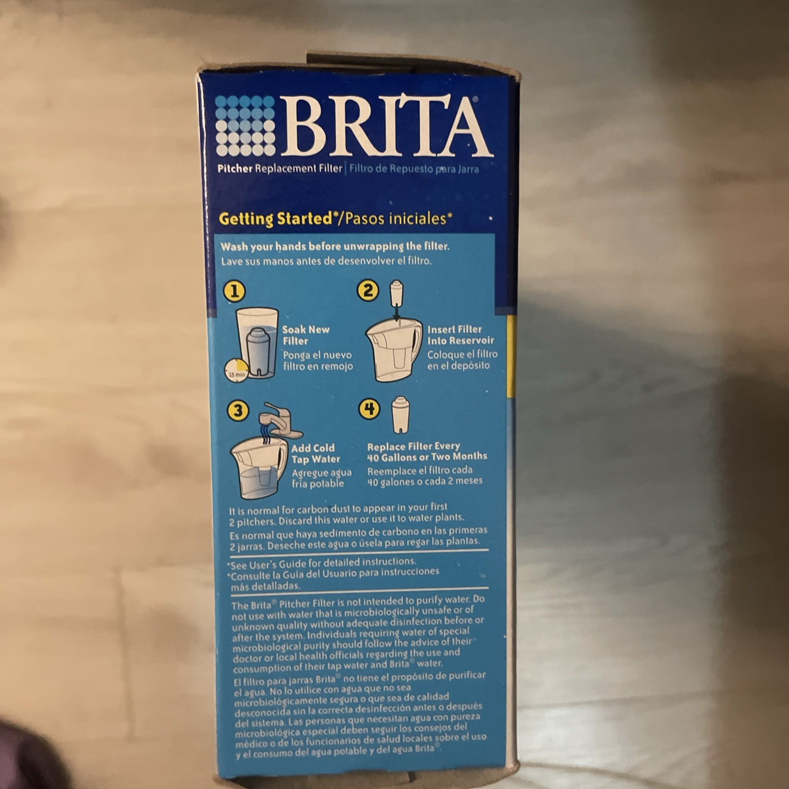 NIB Brita 6Ct Filter Replacement Fits All Brita Filters Pitchers & Dispensers