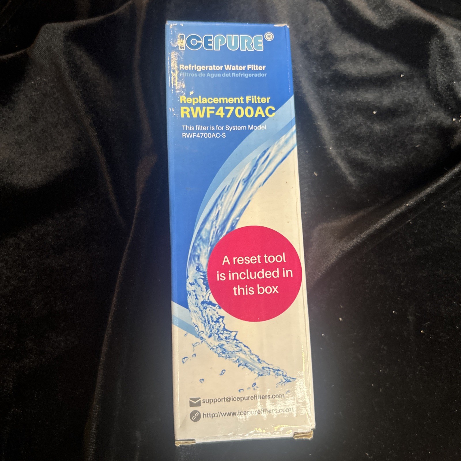 IcePure RWF4700AC Refrigerator Water Filter 3 Pack, AF004