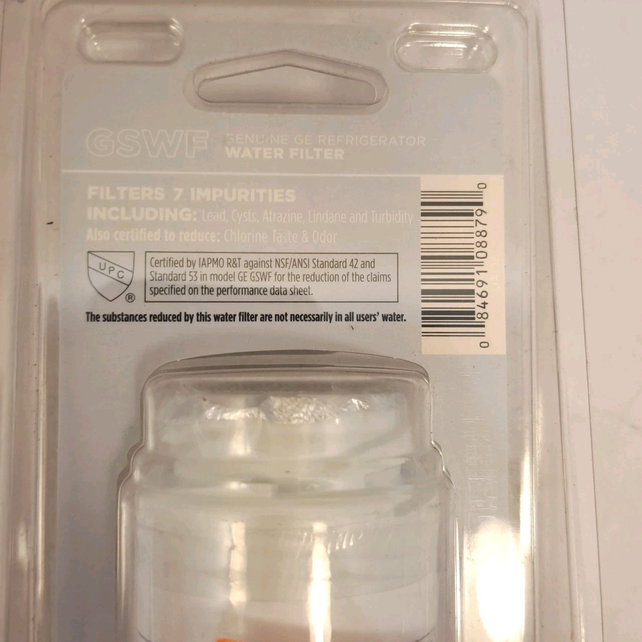 GE GSWFDS Appliances SmartWater Refrigerator Replacement Filter For GE GSWF