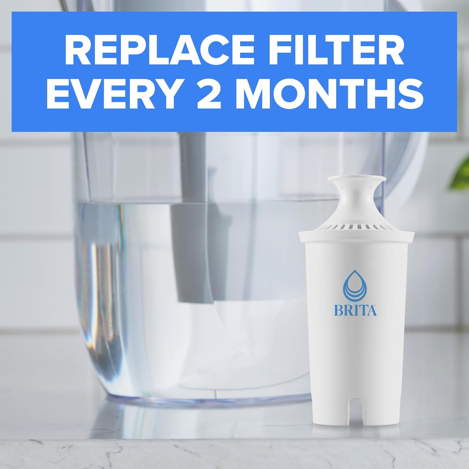 3-Pack BPA-Free Water Filters – Reduces Heavy Metals, Lasts 2 Months
