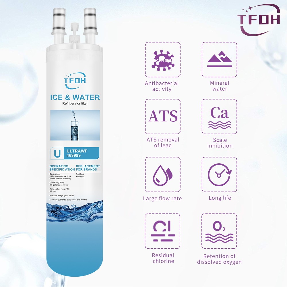2 Pack ULTRAWF Frigidaire Ultra PureSource Refrigerator Water Filter US Stock