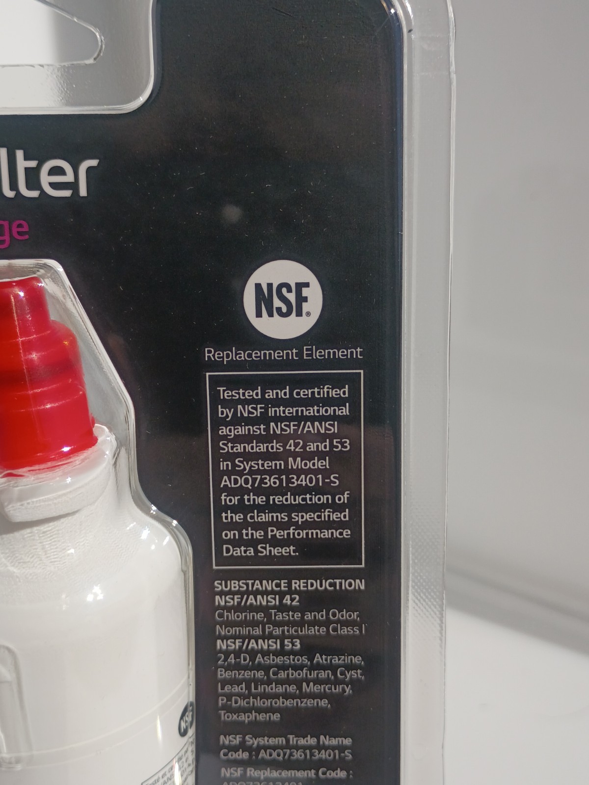 LG LT800P Refrigerator Water Filter ADQ73613403 Fits Kenmore 9490 NSF OEM 3 Pack