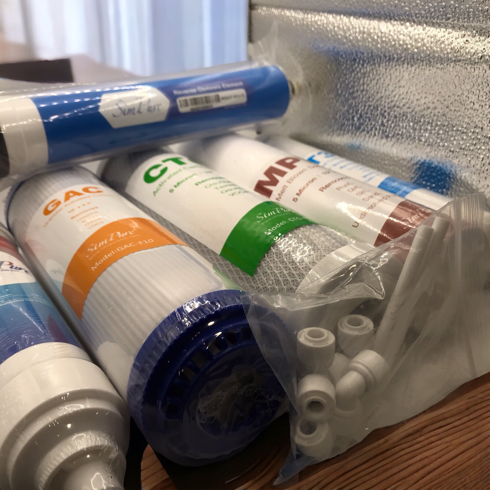 Reverse Osmosis Water Filter Cartridge Replacement 6-Stage System 6-Pack